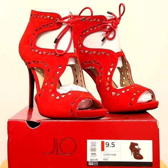 JLO Sunstone Gladiator Stilettos - Picture 6 of 10